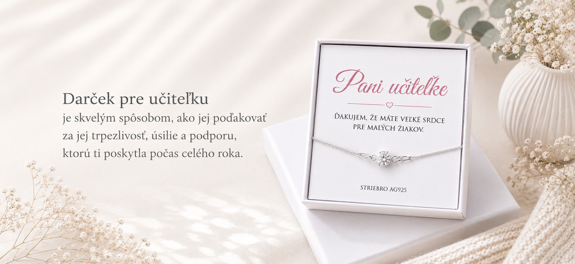 darček pre učitelku